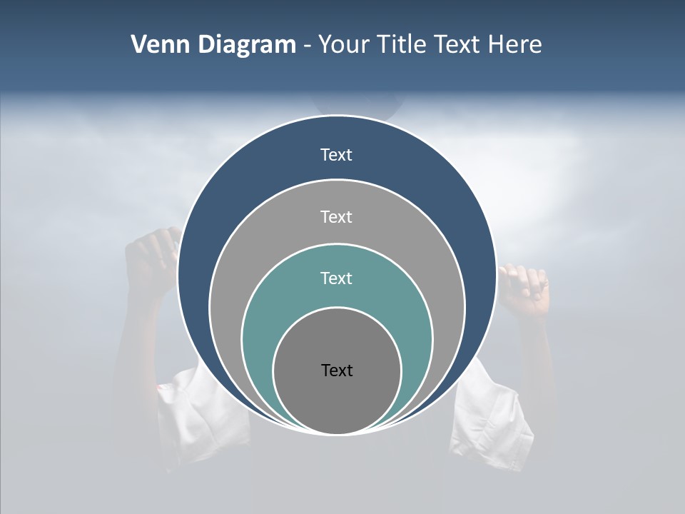 Sky Dribble Boy PowerPoint Template