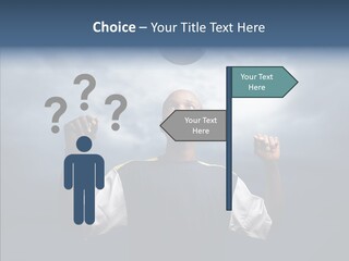 Sky Dribble Boy PowerPoint Template