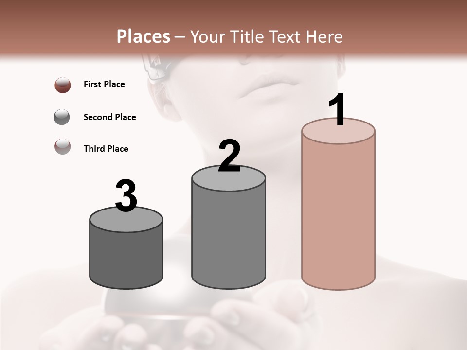 Clean Plastic Girl PowerPoint Template