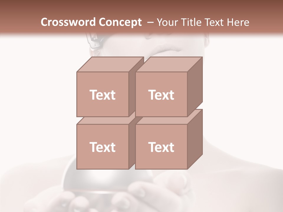 Clean Plastic Girl PowerPoint Template