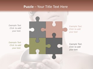 Clean Plastic Girl PowerPoint Template