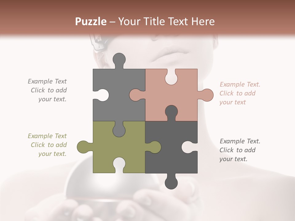 Clean Plastic Girl PowerPoint Template