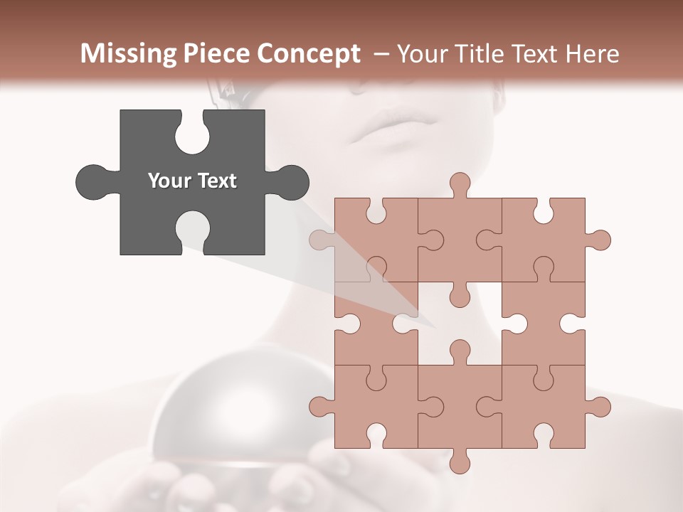 Clean Plastic Girl PowerPoint Template