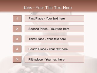 Clean Plastic Girl PowerPoint Template