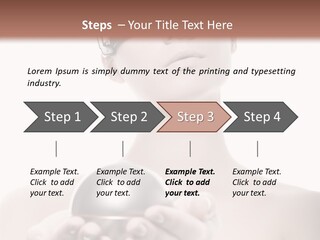 Clean Plastic Girl PowerPoint Template