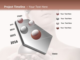 Clean Plastic Girl PowerPoint Template