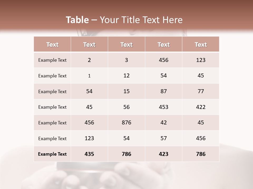 Clean Plastic Girl PowerPoint Template