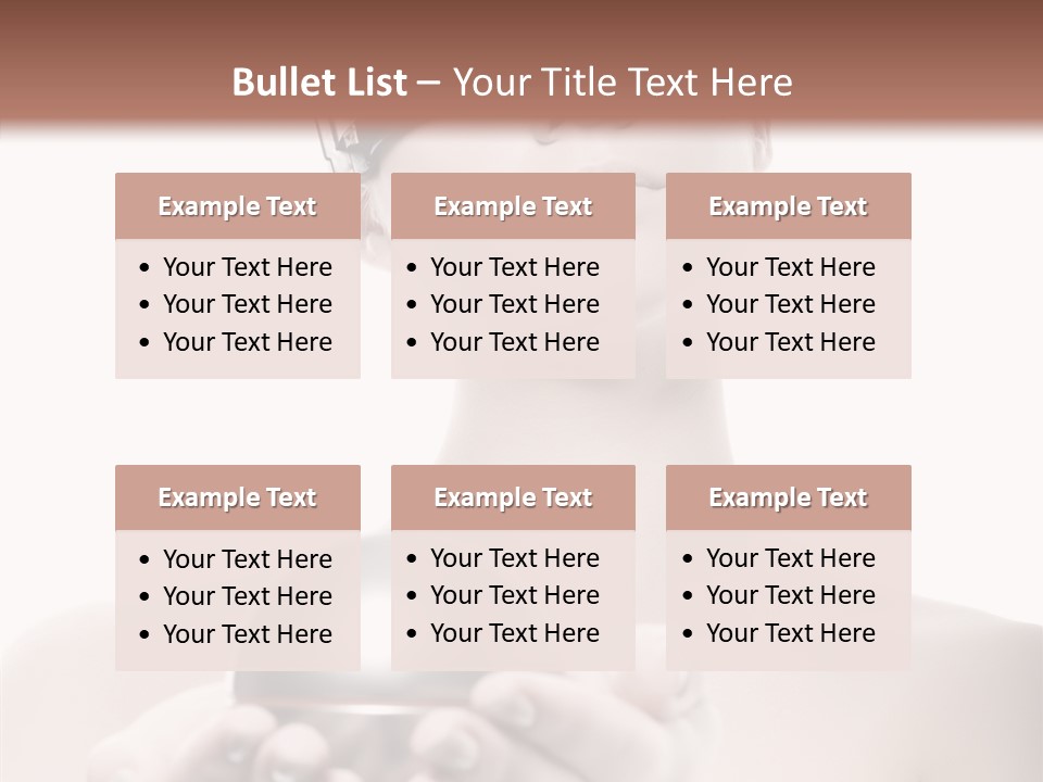 Clean Plastic Girl PowerPoint Template