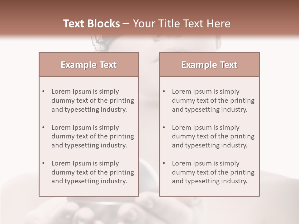 Clean Plastic Girl PowerPoint Template