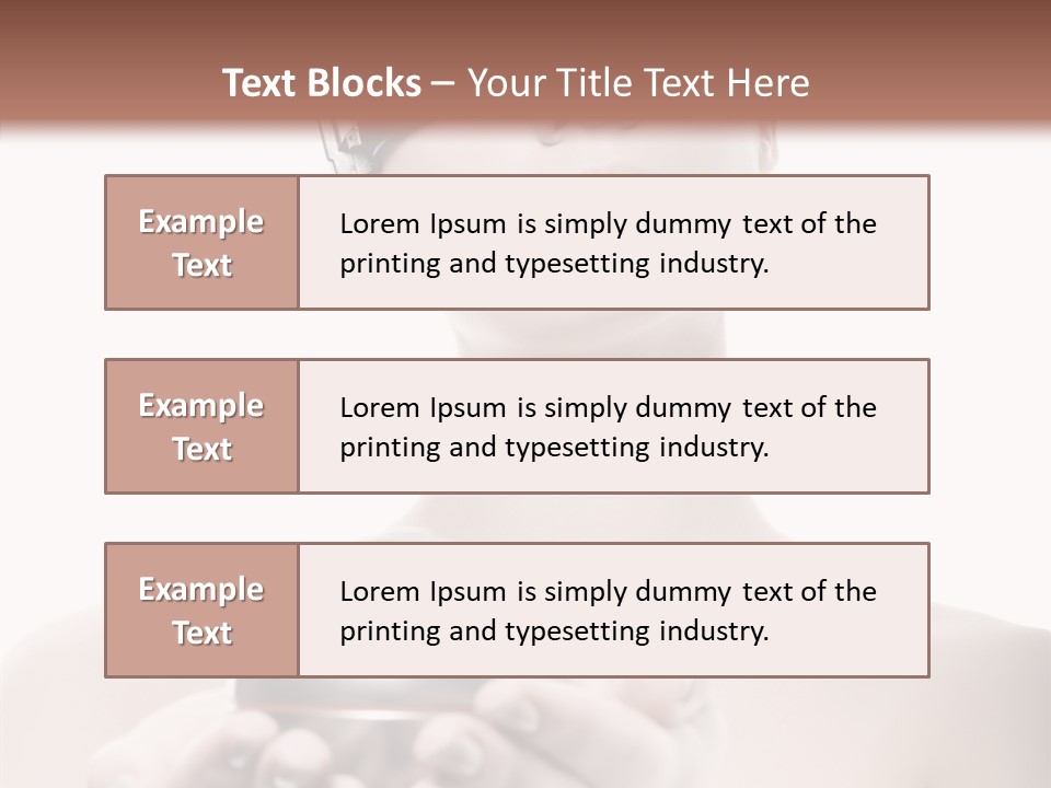 Clean Plastic Girl PowerPoint Template