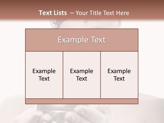 Clean Plastic Girl PowerPoint Template