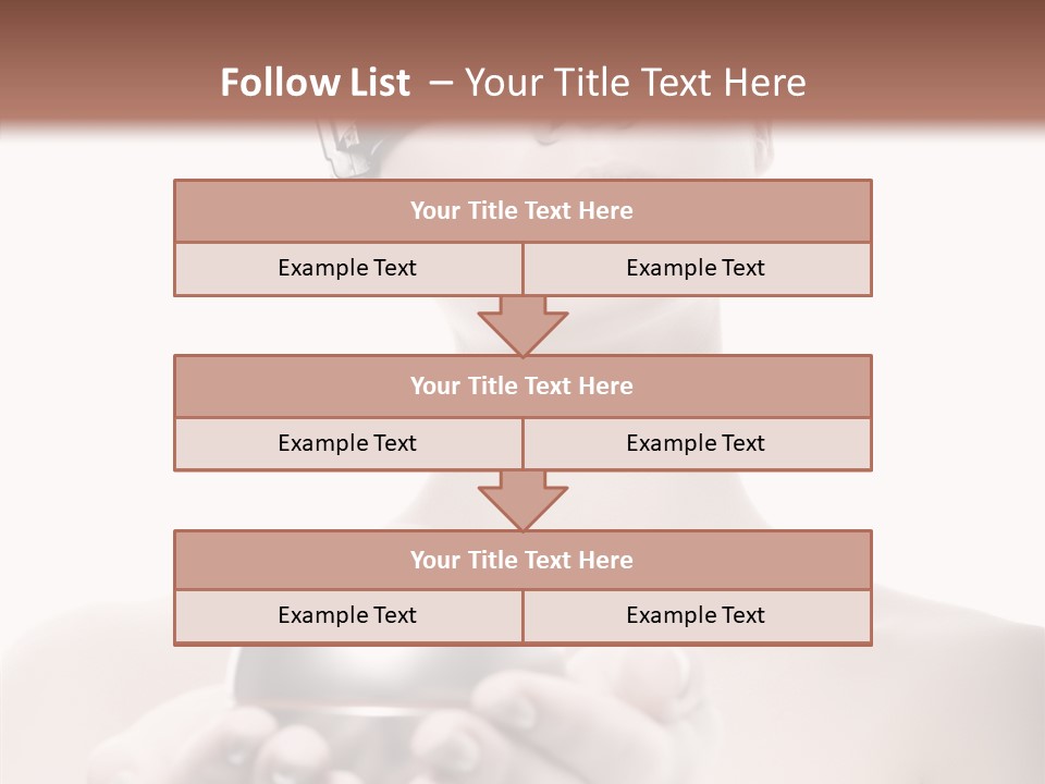 Clean Plastic Girl PowerPoint Template