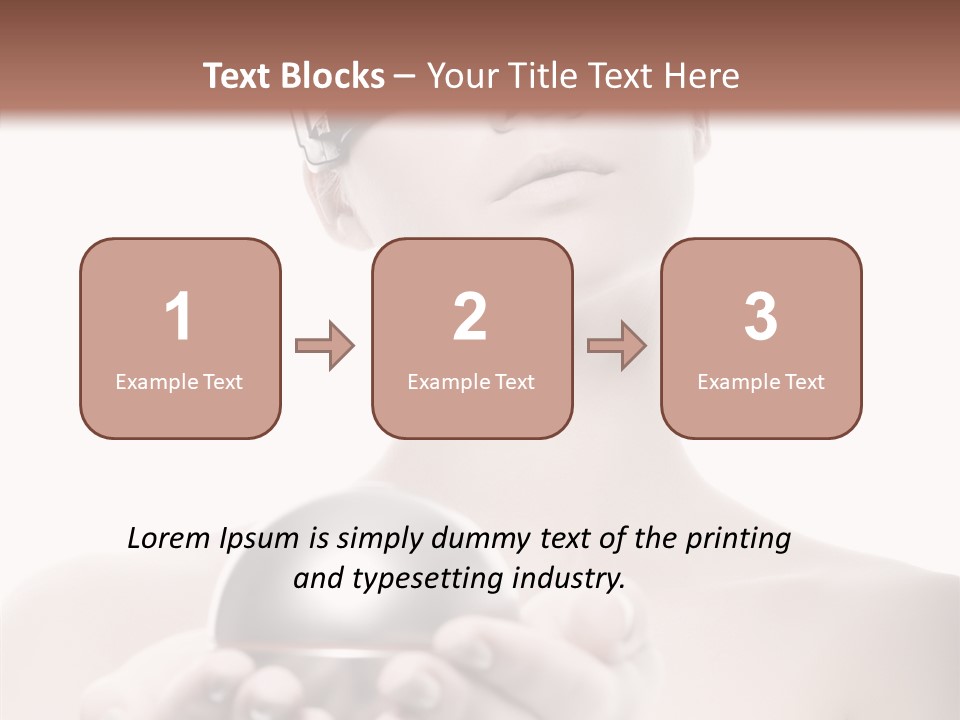 Clean Plastic Girl PowerPoint Template