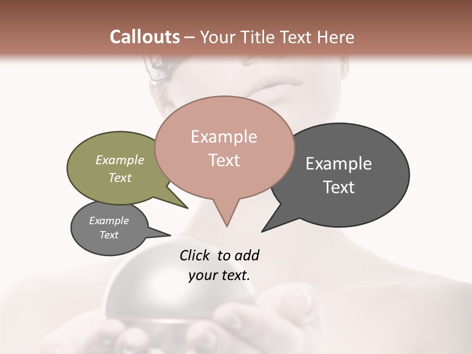 Clean Plastic Girl PowerPoint Template