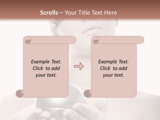 Clean Plastic Girl PowerPoint Template