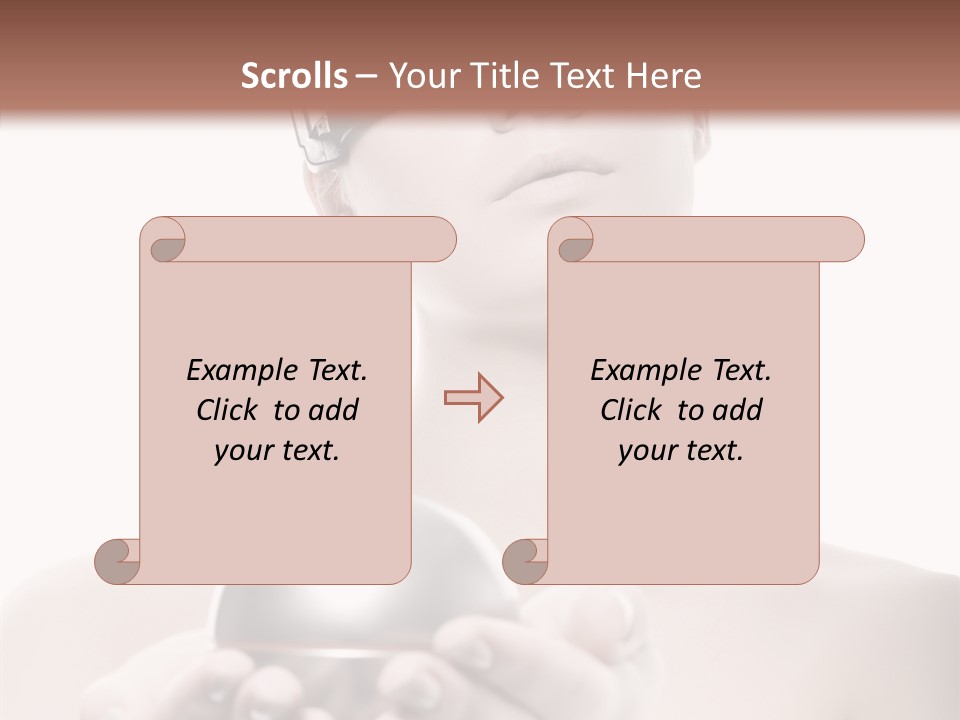 Clean Plastic Girl PowerPoint Template