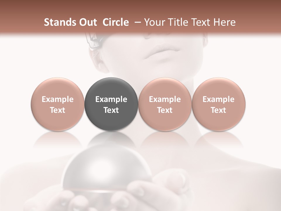 Clean Plastic Girl PowerPoint Template