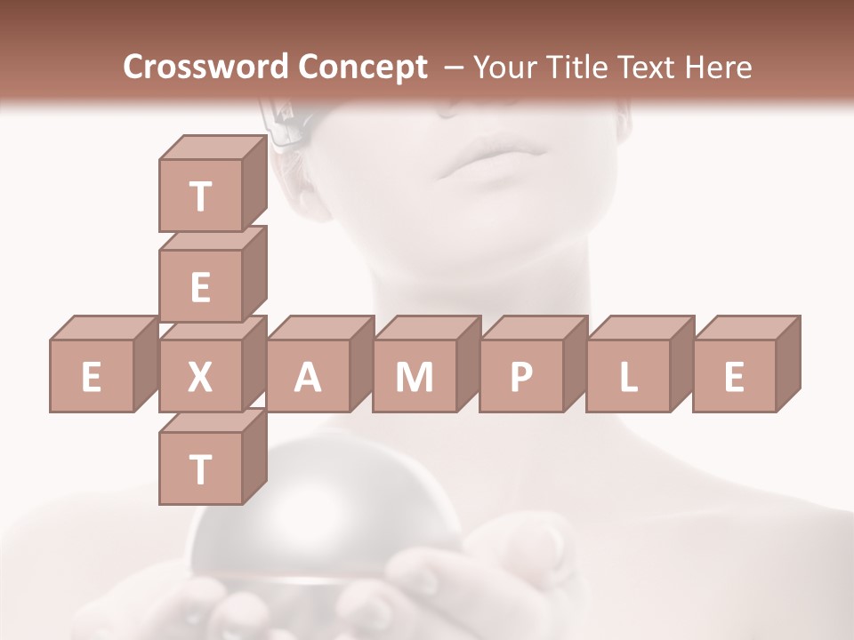 Clean Plastic Girl PowerPoint Template