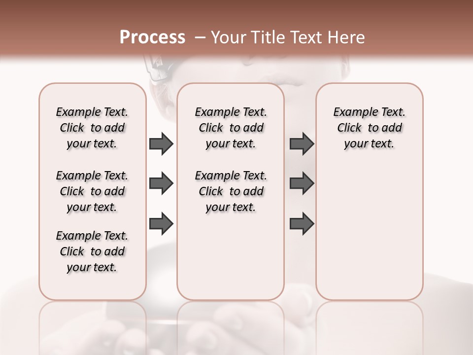 Clean Plastic Girl PowerPoint Template