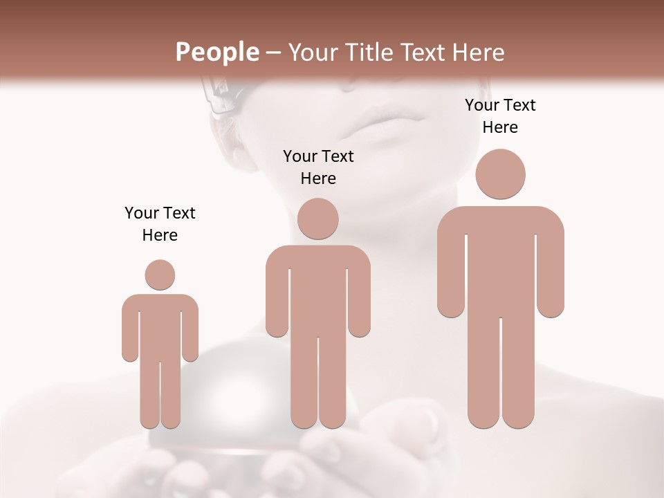 Clean Plastic Girl PowerPoint Template