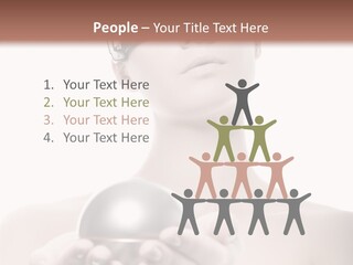 Clean Plastic Girl PowerPoint Template