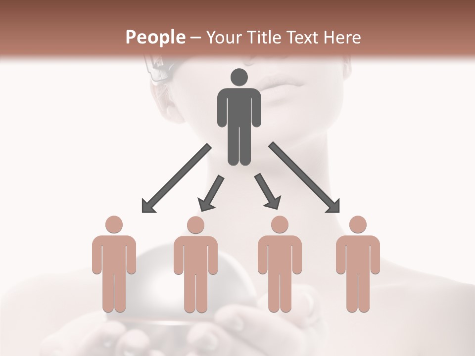 Clean Plastic Girl PowerPoint Template