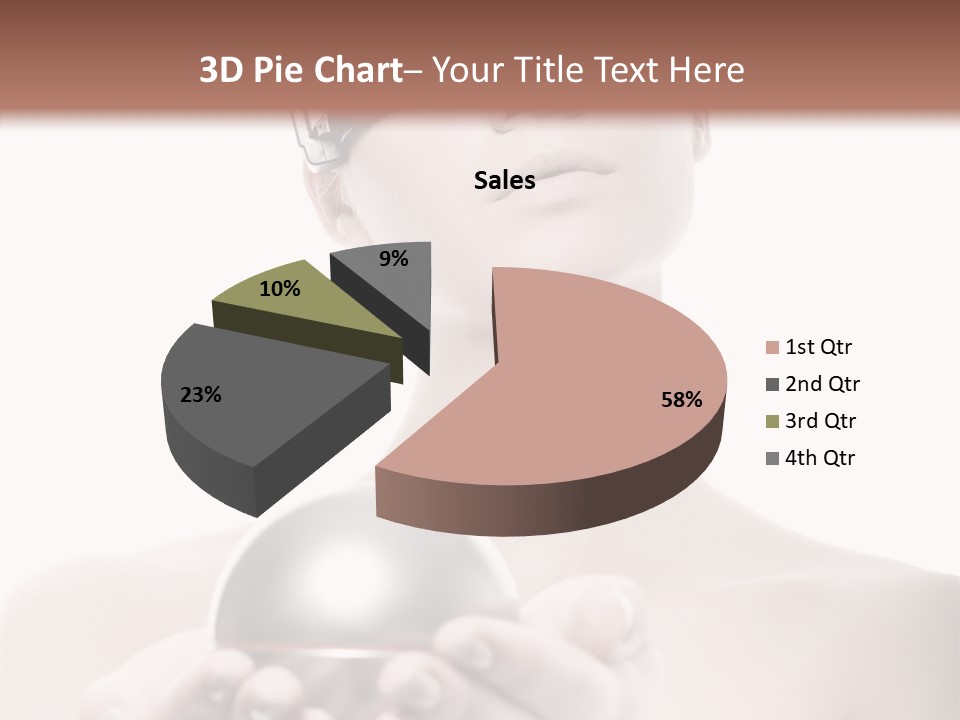 Clean Plastic Girl PowerPoint Template