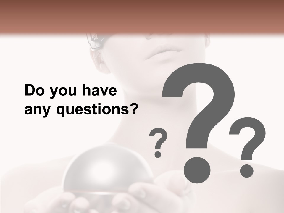 Clean Plastic Girl PowerPoint Template