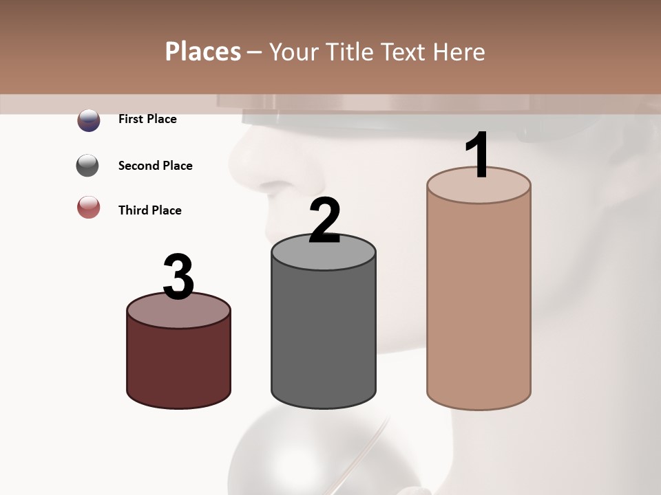 White See Make Up PowerPoint Template