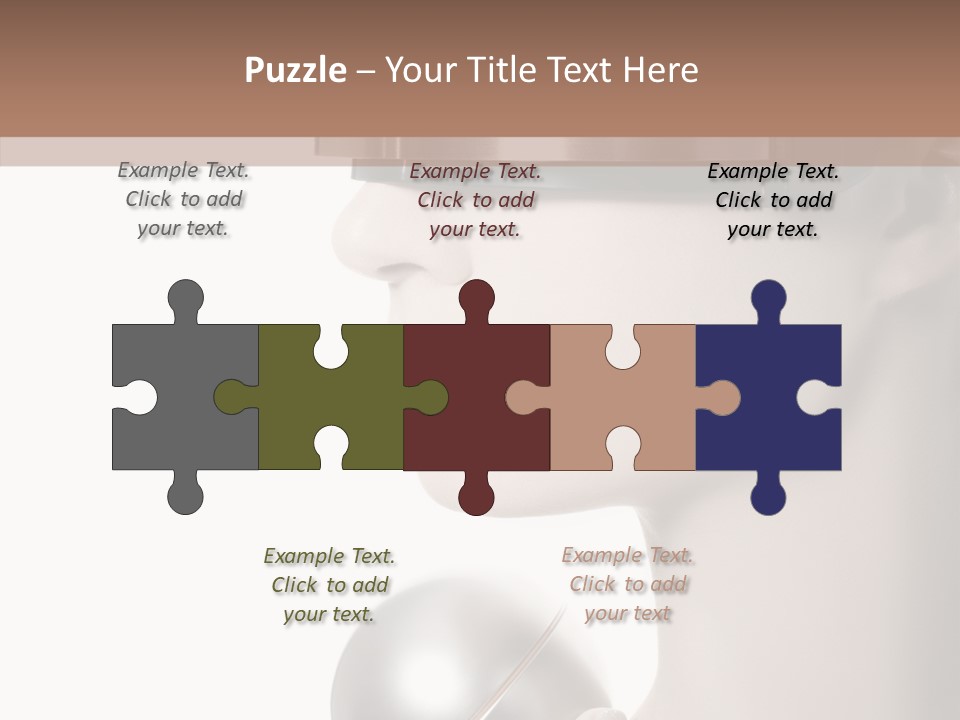 White See Make Up PowerPoint Template