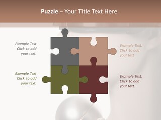 White See Make Up PowerPoint Template