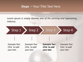 White See Make Up PowerPoint Template