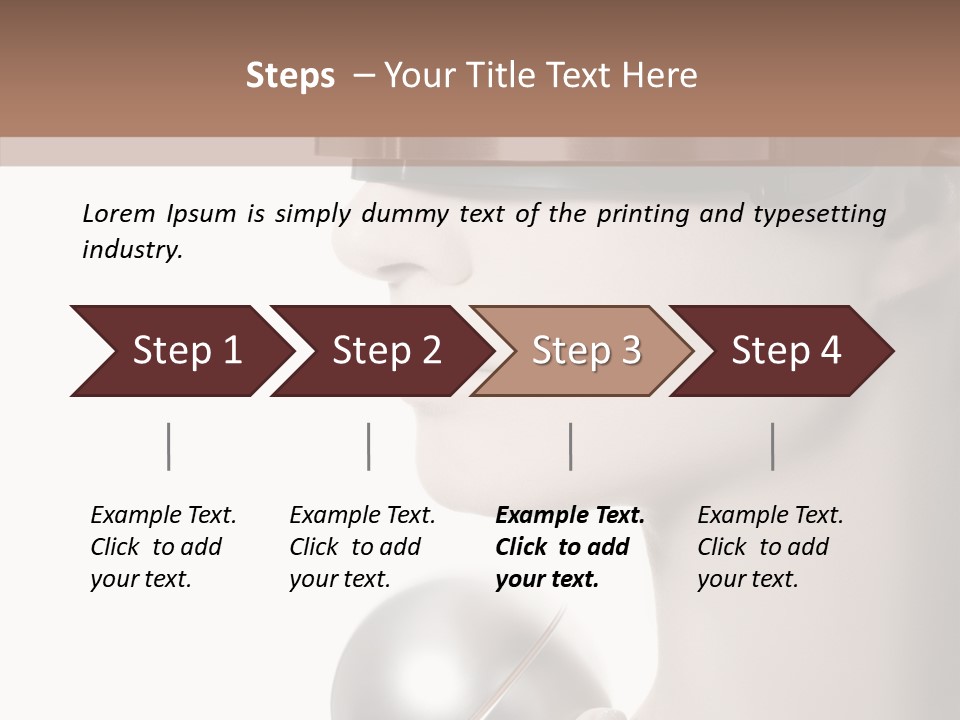 White See Make Up PowerPoint Template