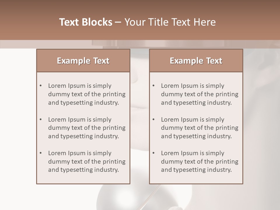 White See Make Up PowerPoint Template