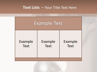 White See Make Up PowerPoint Template