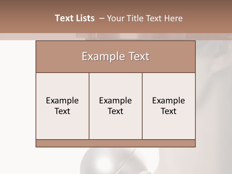 White See Make Up PowerPoint Template