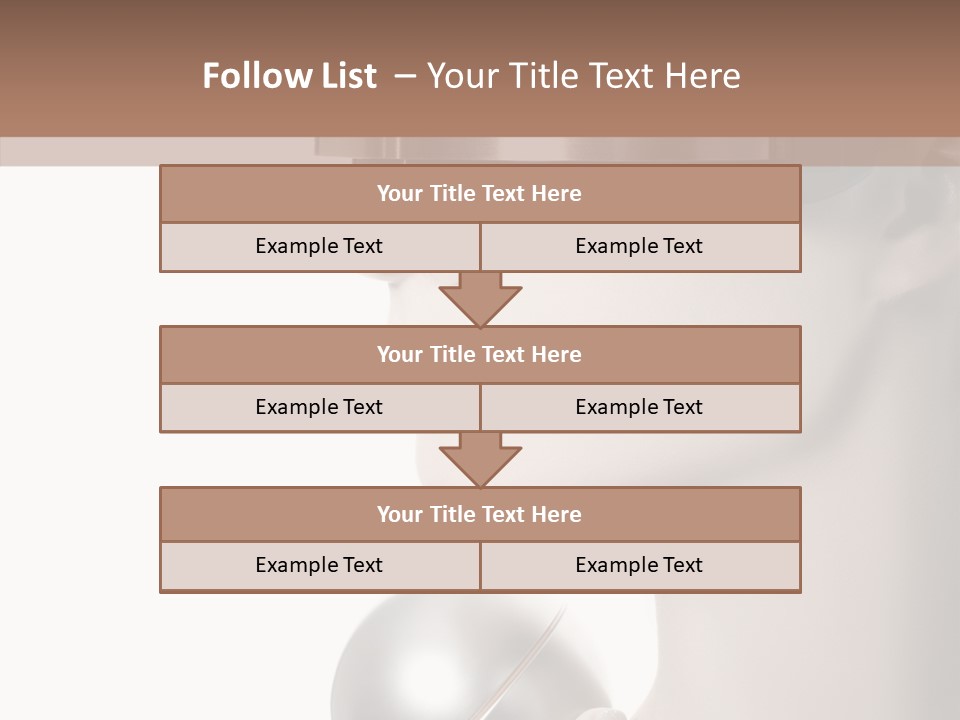 White See Make Up PowerPoint Template