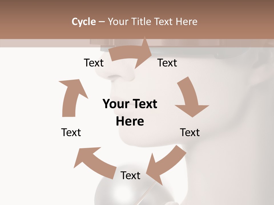 White See Make Up PowerPoint Template