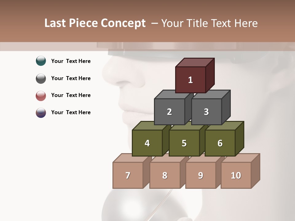 White See Make Up PowerPoint Template