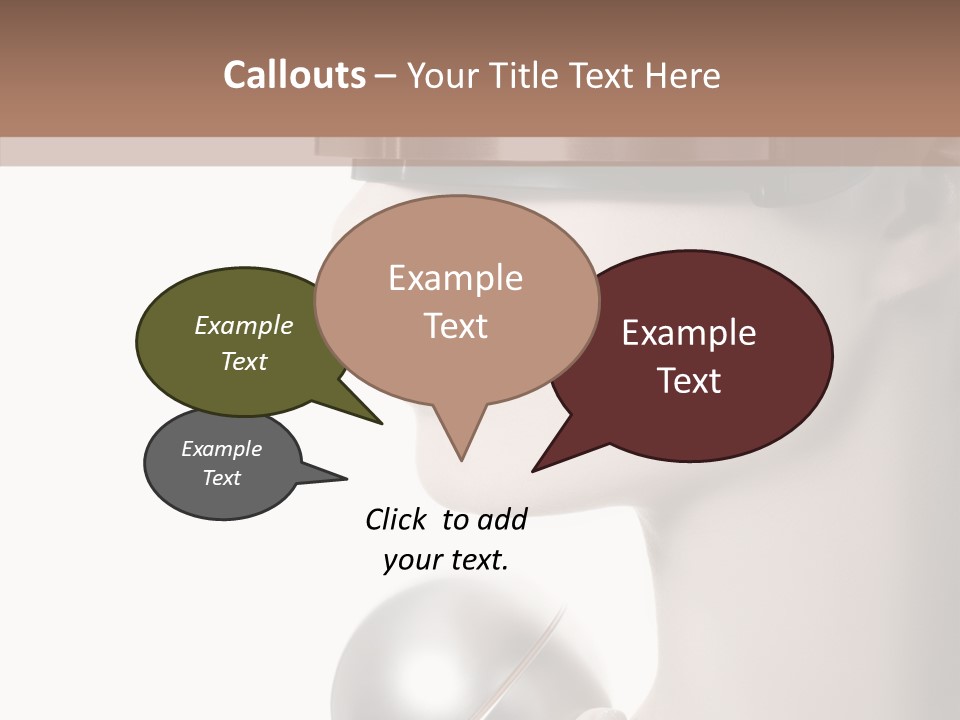 White See Make Up PowerPoint Template
