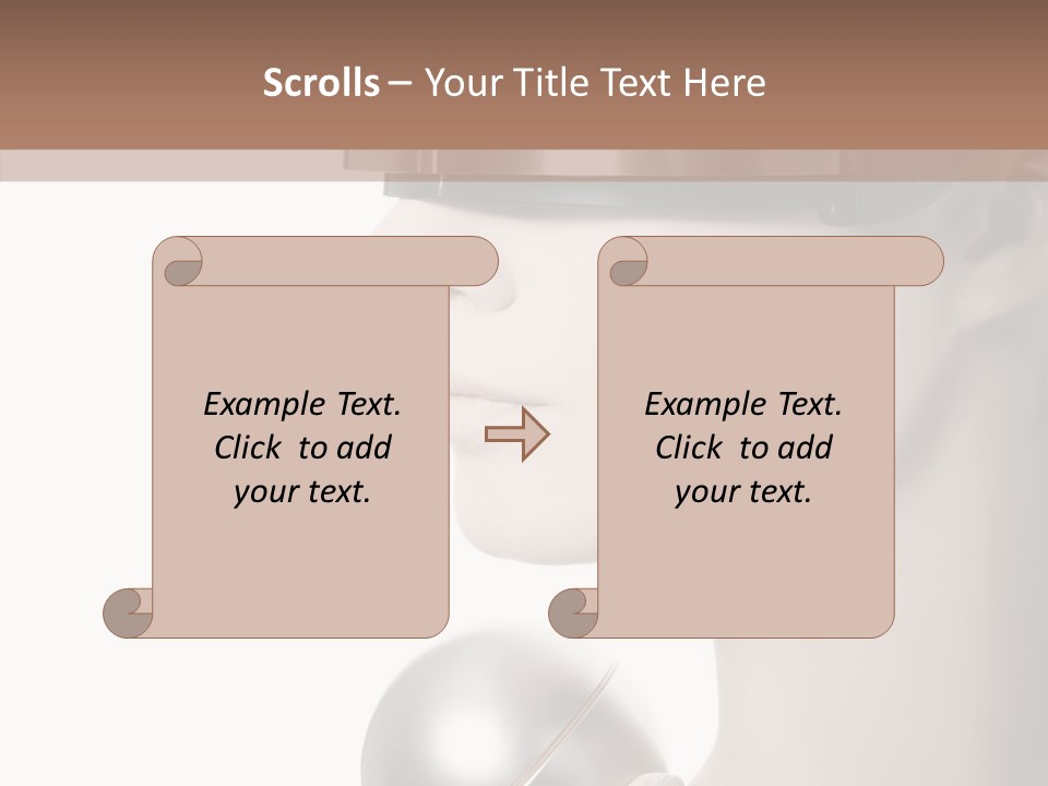 White See Make Up PowerPoint Template