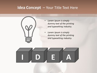 White See Make Up PowerPoint Template