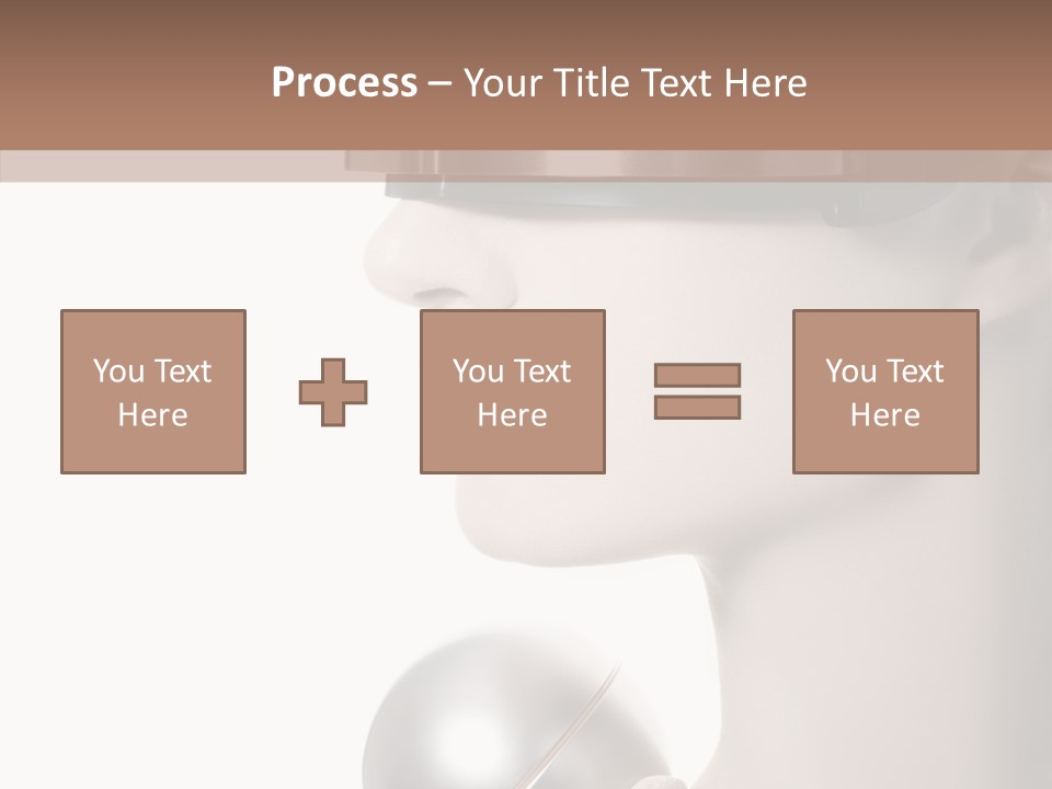 White See Make Up PowerPoint Template
