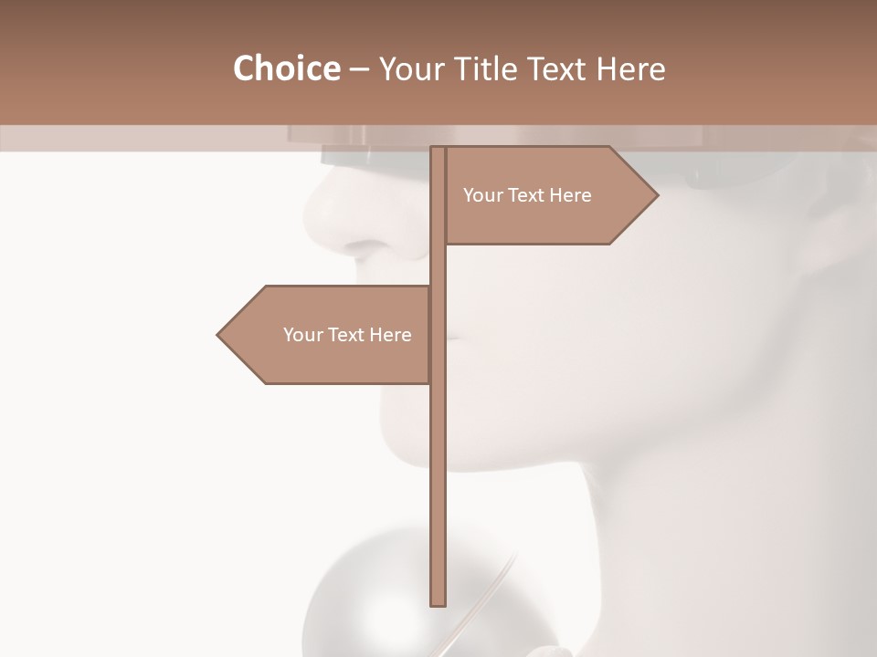White See Make Up PowerPoint Template