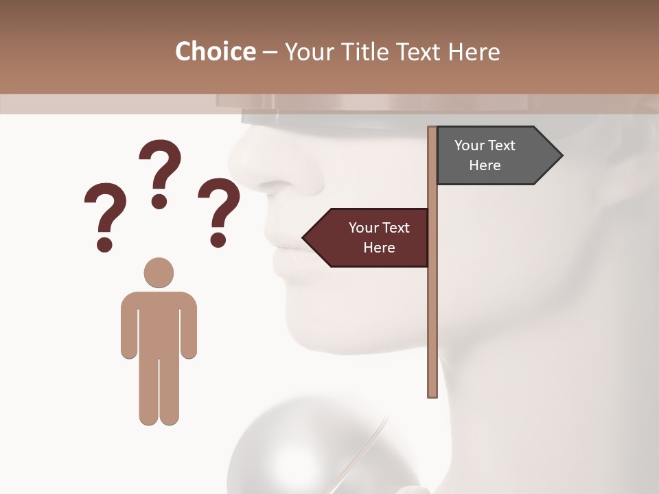 White See Make Up PowerPoint Template