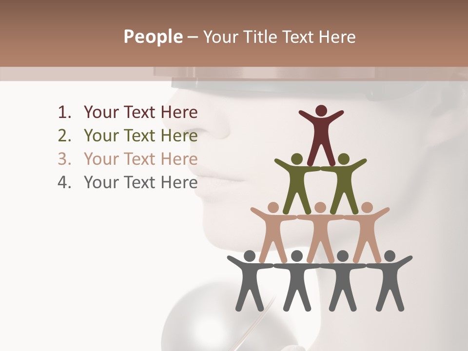 White See Make Up PowerPoint Template