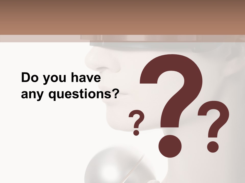 White See Make Up PowerPoint Template