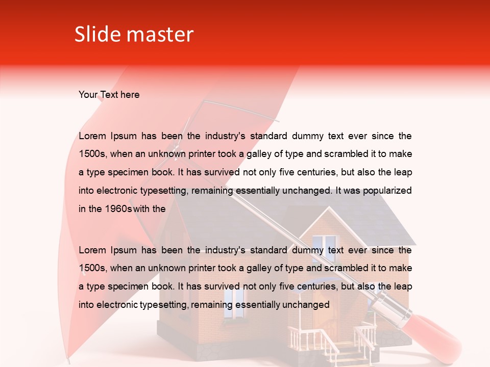 Building Roof Opened PowerPoint Template