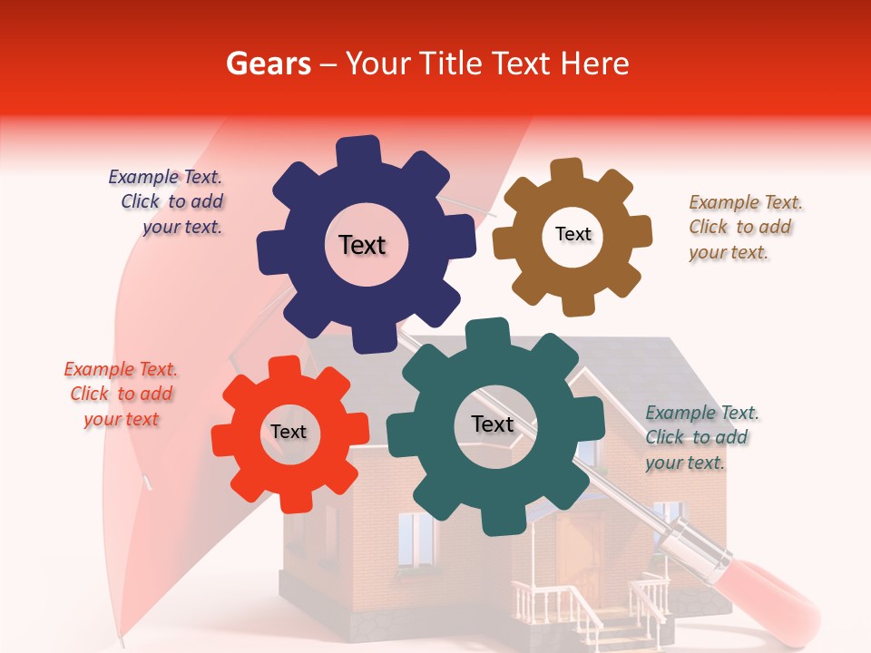 Building Roof Opened PowerPoint Template