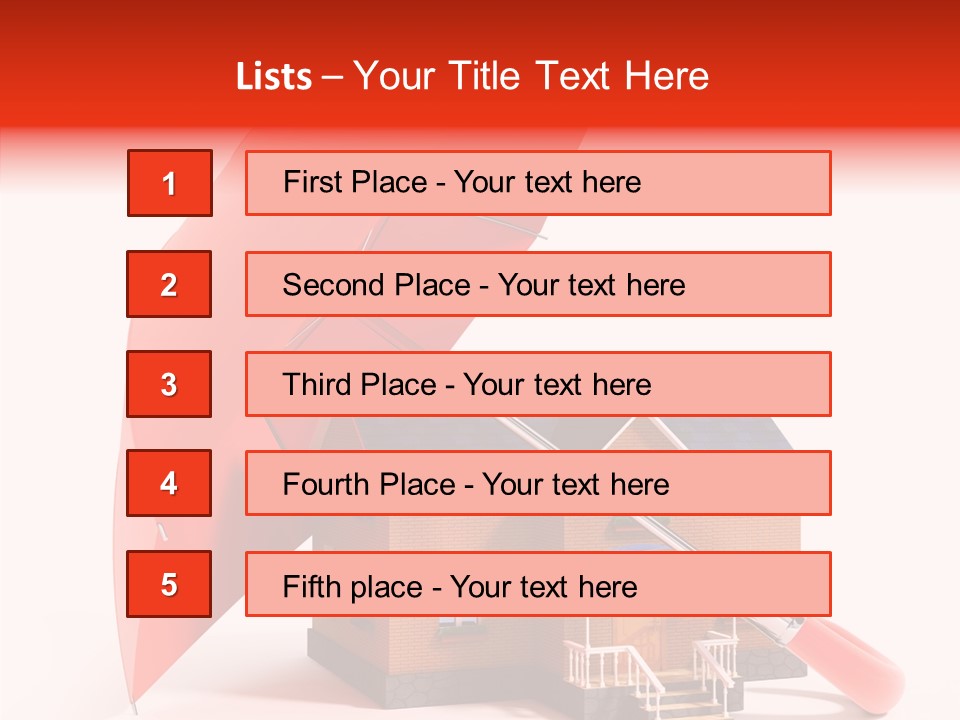 Building Roof Opened PowerPoint Template